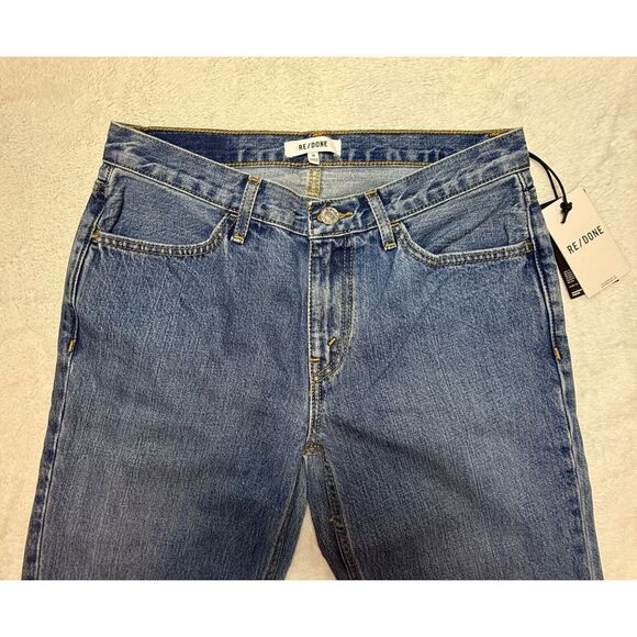 Re/Done 70s Low Rise Bell Bottom Jeans Women's 26 Flared NWT $295 - Picture 3 of 12